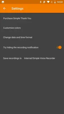 Simple Voice Recorder android App screenshot 5